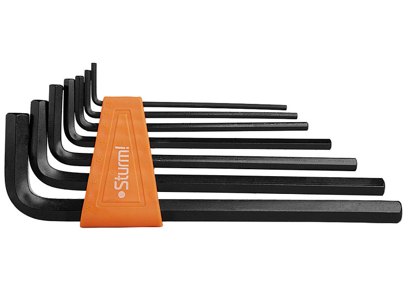 Ключ шестигранный Sturm! 1045-04-07x10 купить по цене 660 ₽ в интернет магазине ТЕХСАД