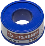 ЗУБР толщина 0,1 мм, плотность 0,25 г/см3, ширина 19 мм, фум лента 12373-19-025 купить по цене 79 ₽ в интернет магазине ТЕХСАД