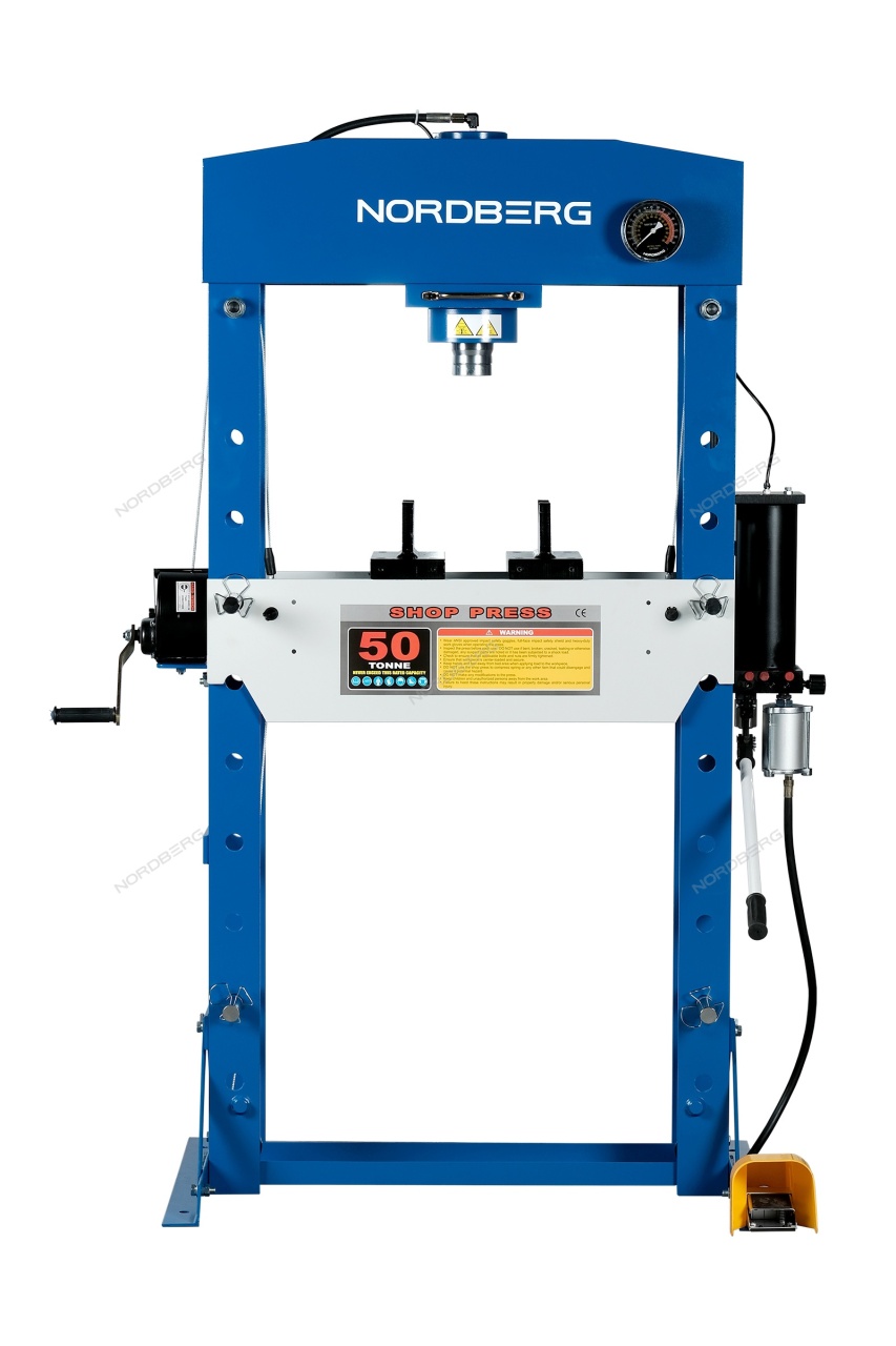 Пресс напольный 50 т, гидравлический NORDBERG N3650A купить по цене 211 424 ₽ в интернет магазине ТЕХСАД