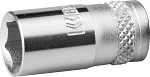 KRAFTOOL 1/4'', 8 мм, Cr-V сталь, хромированная, торцовая головка 27815-08_z01 купить по цене 157 ₽ в интернет магазине ТЕХСАД