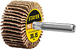 STAYER P80, 30х15 мм, круг шлифовальный лепестковый на шпильке 36606-080 купить по цене 90 ₽ в интернет магазине ТЕХСАД