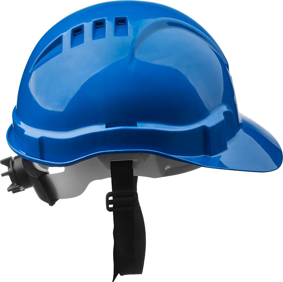 ЗУБР размер 52-62 см, храповый механизм регулировки размера, синий, каска защитная 11094-3 Эксперт купить по цене 348 ₽ в интернет магазине ТЕХСАД