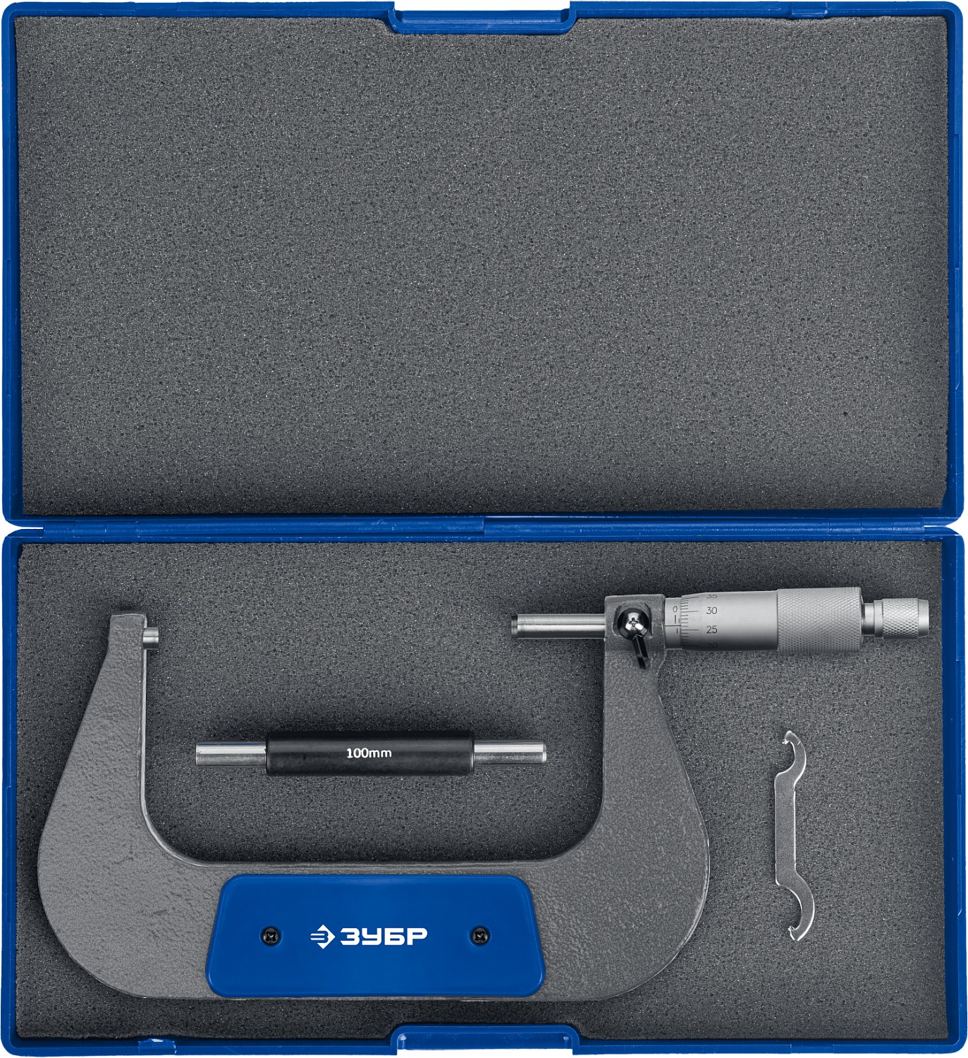 ЗУБР 100-125 мм, микрометр механический МК 125 34480-125_z02 Профессионал купить по цене 4 620 ₽ в интернет магазине ТЕХСАД