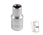 Головка торцевая TORX Е-стандарт 1/4'', E7 AFFIX AF00023007 купить по цене 70 ₽ в интернет магазине ТЕХСАД