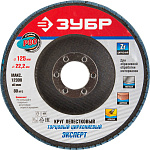 ЗУБР 125х22.2 мм, P80, круг лепестковый торцевой шлифовальный для УШМ 36596-125-80 Эксперт купить по цене 112 ₽ в интернет магазине ТЕХСАД