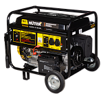 Портативный бензогенератор HUTER DY6500LX с колесами купить по цене 53 590 ₽ в интернет магазине ТЕХСАД