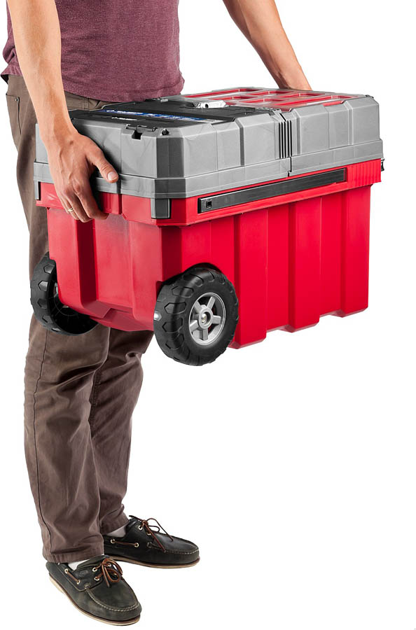 ЗУБР 616 х 378 х 415 мм (24''), пластиковый, ящик-тележка для инструментов МЕГА-БОКС 38133-24 Профессионал купить по цене 14&nbsp;270 ₽ в интернет магазине ТЕХСАД