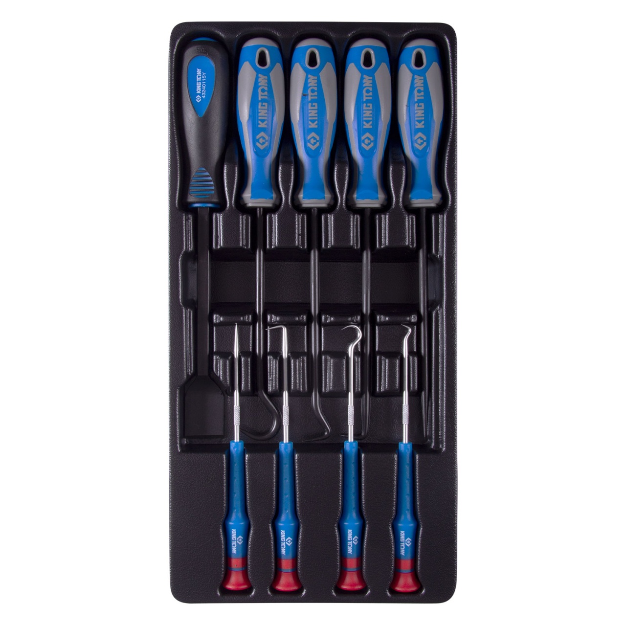 Набор для демонтажа сальников и колец, ложемент, 9 предметов KING TONY 9-30909AY купить по цене 3 730 ₽ в интернет магазине ТЕХСАД