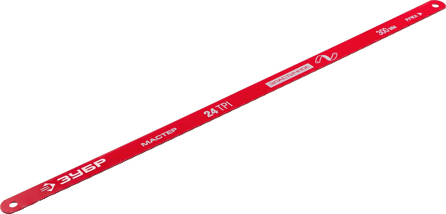 ЗУБР 24 TPI, 300 мм, 10 шт., полотно для ножовки по металлу 15853-24-10_z01 Мастер купить по цене 450 ₽ в интернет магазине ТЕХСАД