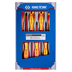 Набор отверток, диэлектрические, 7 предметов KING TONY 30607MR купить по цене 3 360 ₽ в интернет магазине ТЕХСАД