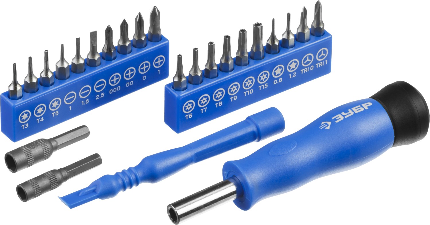 ЗУБР 24 шт., набор для ремонта мобильных устройств 25648-H24 купить по цене 890 ₽ в интернет магазине ТЕХСАД