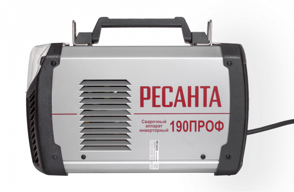 Сварочный аппарат инверторный Ресанта САИ 190 ПРОФ купить по цене 27&nbsp;590 ₽ в интернет магазине ТЕХСАД