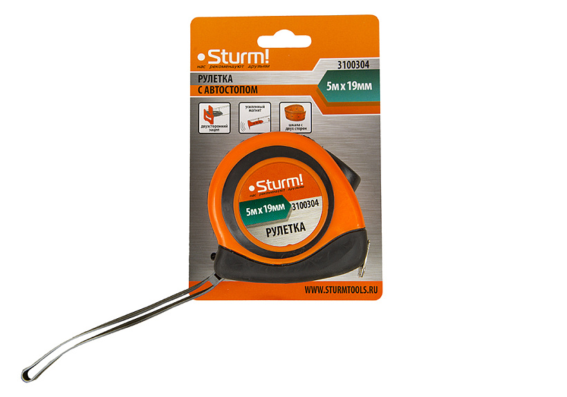 Рулетка Sturm! 3100304 купить по цене 340 ₽ в интернет магазине ТЕХСАД