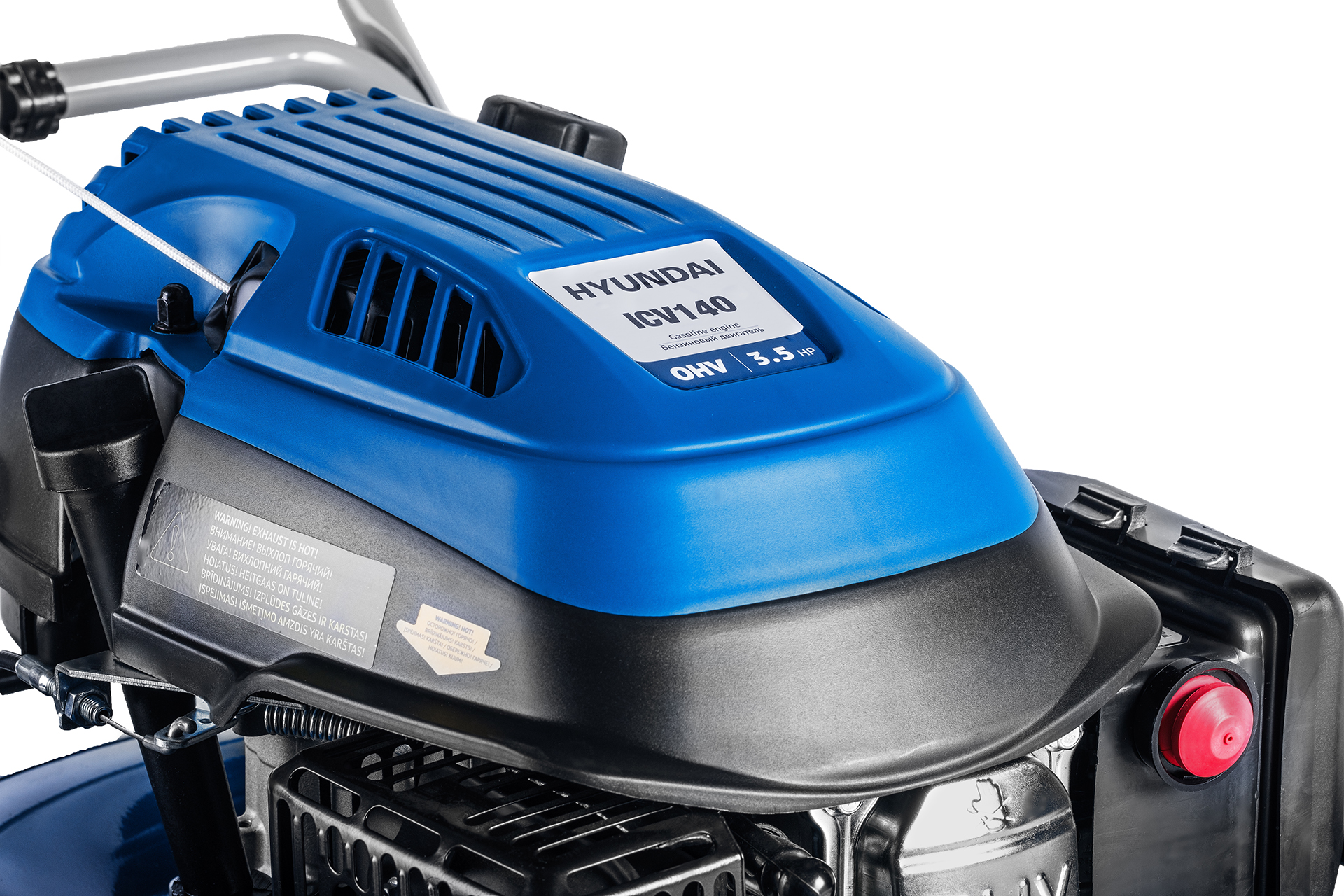 Бензиновая газонокосилка HYUNDAI L 5100M купить по цене 33&nbsp;090 ₽ в интернет магазине ТЕХСАД