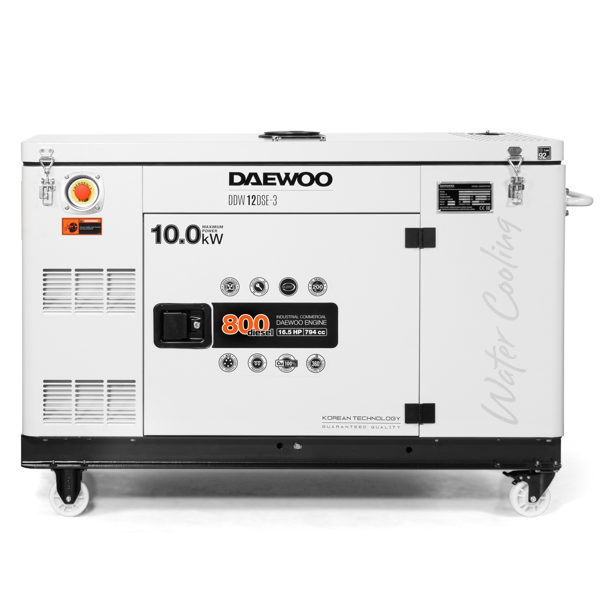 Дизельный генератор DAEWOO DDW 12 DSE-3 Дизельный генератор DAEWOO DDW 12 DSE-3 купить по цене 499 990 ₽ в интернет магазине ТЕХСАД