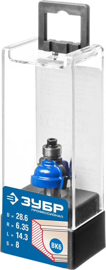 ЗУБР 28.6 x 14.3 мм, радиус 6.35 мм, фреза кромочная калевочная №7 28709-28.6 Профессионал ЗУБР 28.6 x 14.3 мм, радиус 6.35 мм, фреза кромочная калевочная №7 28709-28.6 Профессионал купить по цене 870 ₽ в интернет магазине ТЕХСАД