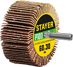 STAYER P100, 60х30 мм, круг шлифовальный лепестковый на шпильке 36608-100 купить по цене 230 ₽ в интернет магазине ТЕХСАД