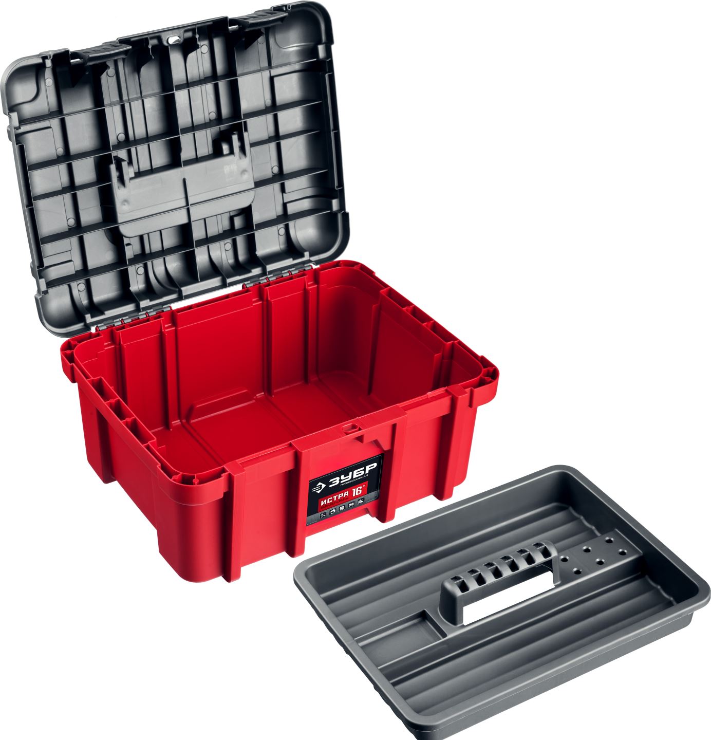 ЗУБР 420 х 205 х 330 мм (16''), пластиковый, ящик для инструмента ''ИСТРА-16'' 38132-16_z01 купить по цене 3 750 ₽ в интернет магазине ТЕХСАД