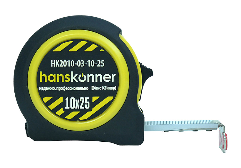 Рулетка Hanskonner HK2010-03-10-25 купить по цене 1 620 ₽ в интернет магазине ТЕХСАД