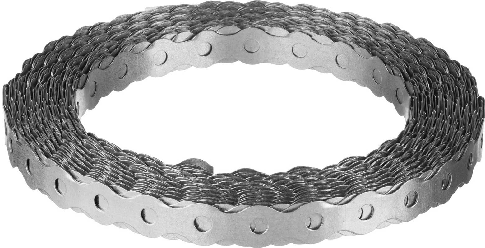 ЗУБР 17 х 0.5 мм, 25 м, перфорированная вентиляционная лента Волна 310246-17 купить по цене 580 ₽ в интернет магазине ТЕХСАД