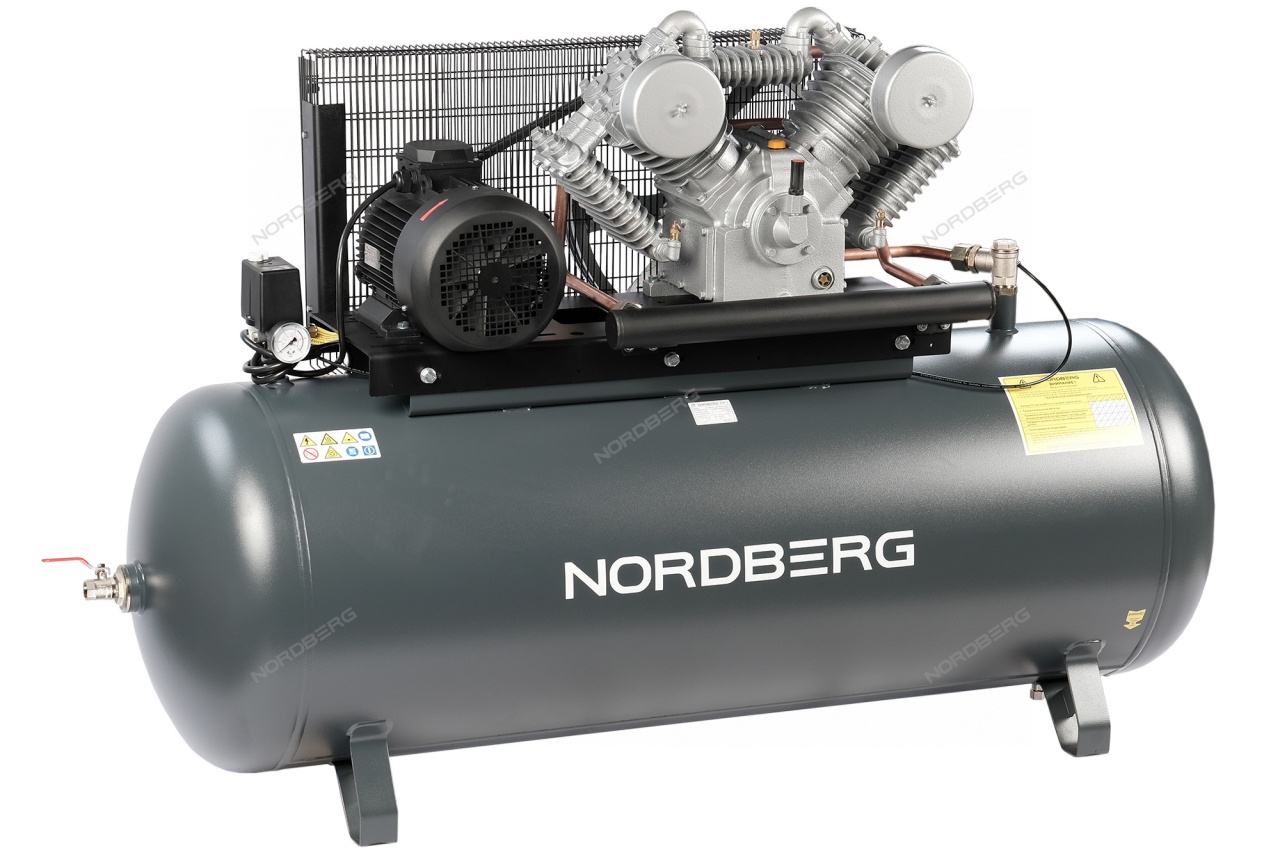 Компрессор поршневой, ременной NORDBERG NCP500/1000-16 купить по цене 264 962 ₽ в интернет магазине ТЕХСАД