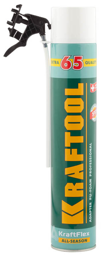 KRAFTOOL 750 мл, выход до 65 л, адаптерная, монтажная пена 41175 купить по цене 710 ₽ в интернет магазине ТЕХСАД