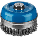 ЗУБР Ø 120 мм, проволока 0.5 мм, усиленная щетка чашечная для УШМ 3527-120_z02 купить по цене 3 161 ₽ в интернет магазине ТЕХСАД