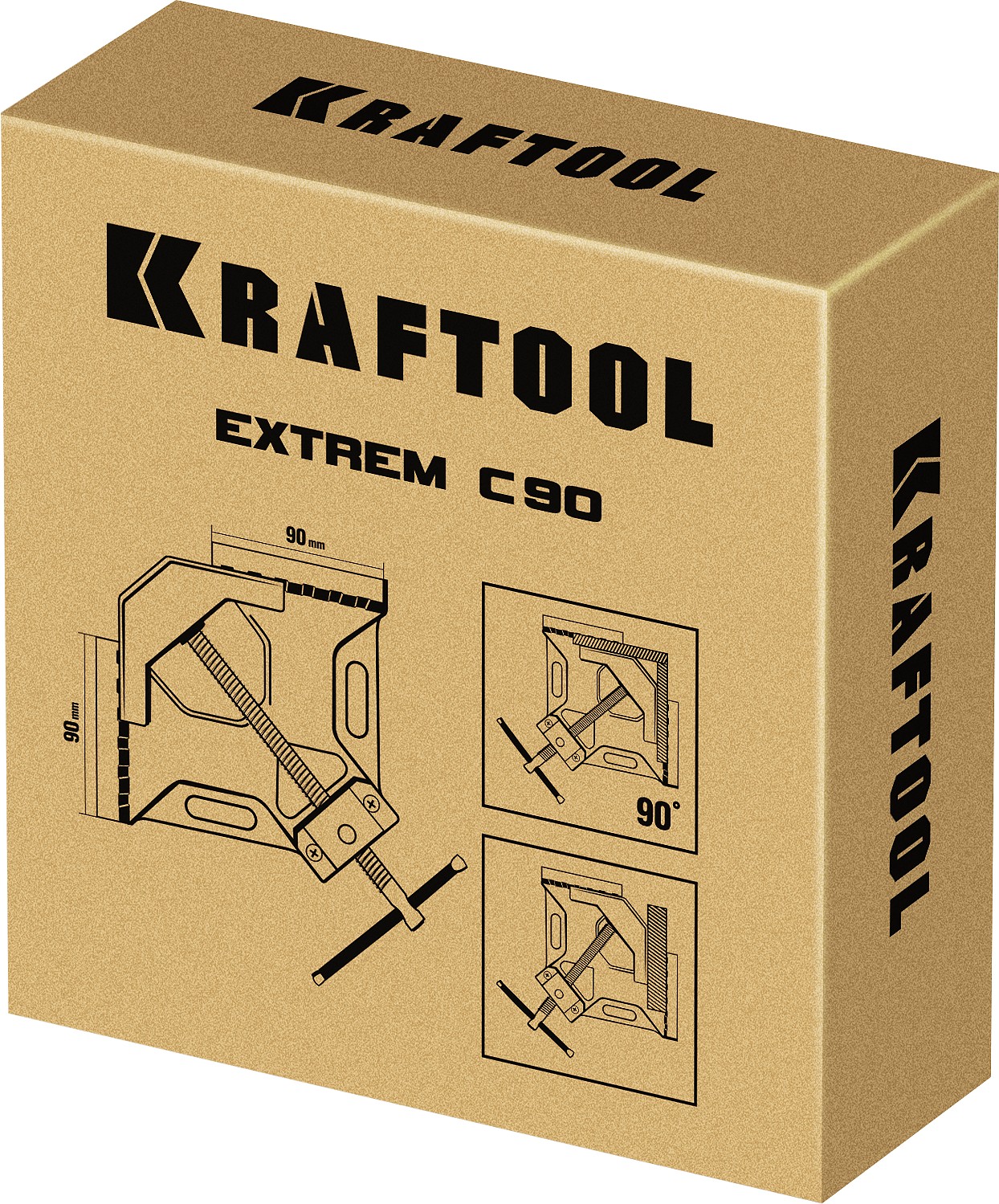 KRAFTOOL 2х90 мм, струбцина угловая ECC-9 32201 купить по цене 10&nbsp;810 ₽ в интернет магазине ТЕХСАД