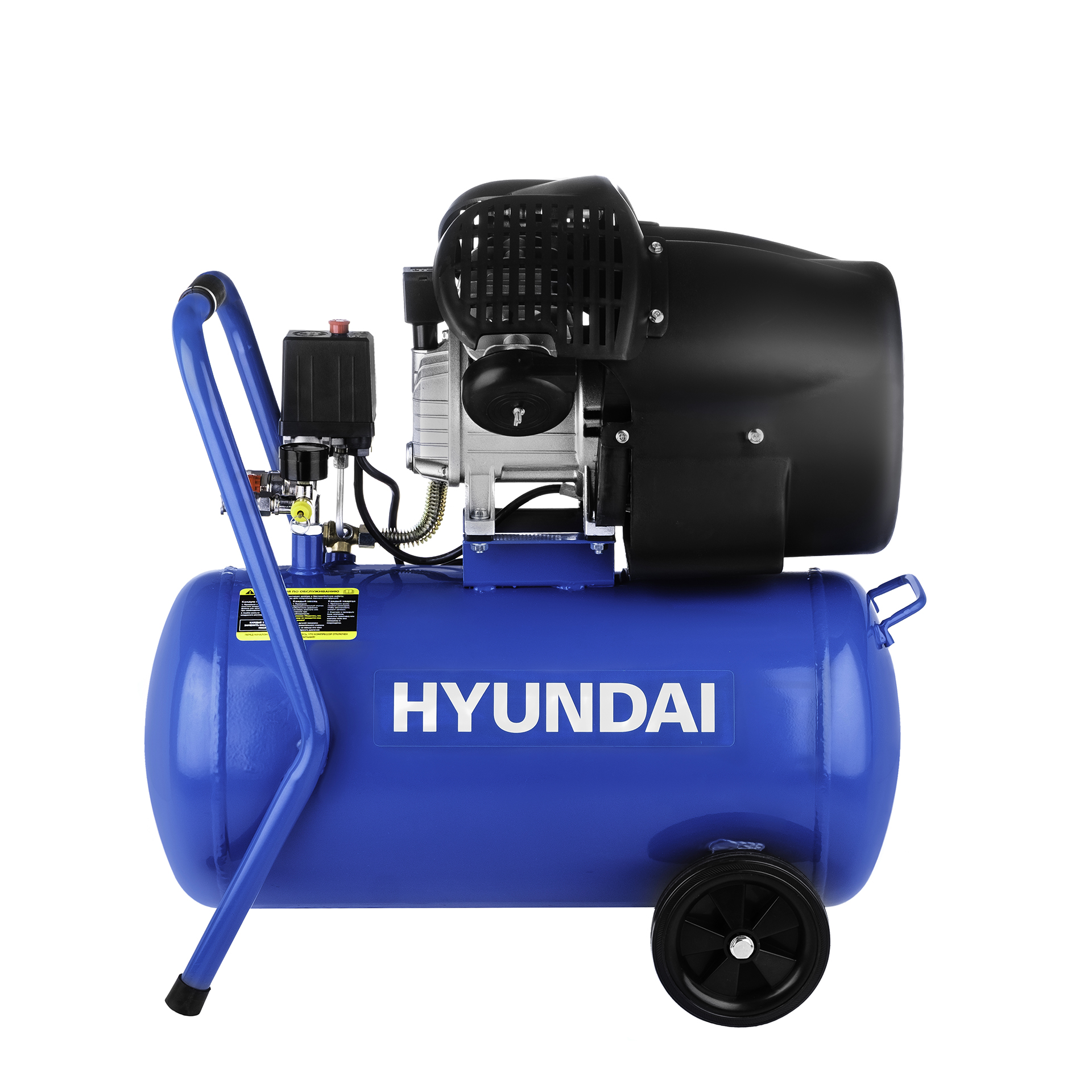 Воздушный компрессор масляный Hyundai HYC 4050 купить по цене 28 890 ₽ в интернет магазине ТЕХСАД