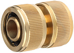 GRINDA Ø 3/4'', латунная, шланг-шланг, муфта 8-426143 купить по цене 432 ₽ в интернет магазине ТЕХСАД