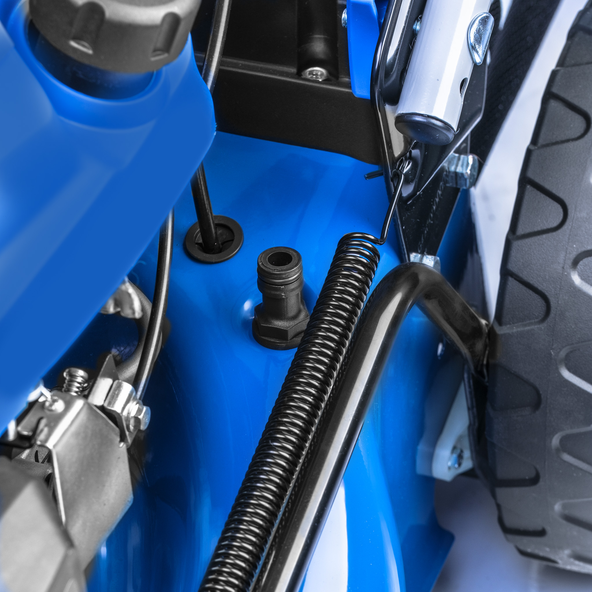 Самоходная бензиновая газонокосилка Hyundai L 5110RSE с электростартером купить по цене 67&nbsp;390 ₽ в интернет магазине ТЕХСАД