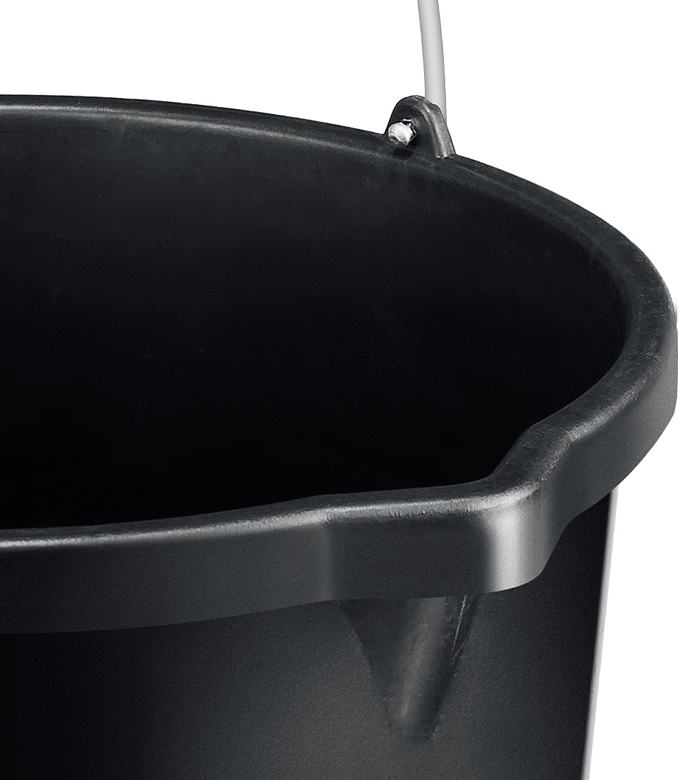 ЗУБР 16 л, пластмассовое, ведро строительное с носиком 06093-16 купить по цене 333 ₽ в интернет магазине ТЕХСАД