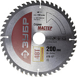 ЗУБР Ø 200 x 32 мм, 48T, диск пильный по дереву ''Чистый рез'' 36914-200-32-48 купить по цене 1 030 ₽ в интернет магазине ТЕХСАД