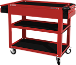 Тележка открытая, 3 полки и 2 ящика, красная FERRUM 02.232-3000 купить по цене 13 751 ₽ в интернет магазине ТЕХСАД