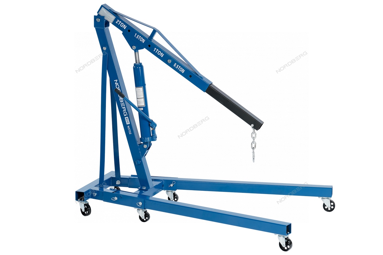 Кран гидравлический 2 т, складной NORDBERG N3722 купить по цене 23&nbsp;851 ₽ в интернет магазине ТЕХСАД