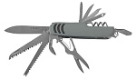 ЗУБР 12 в 1, обрезиненная рукоятка 90 мм, многофункциональный нож 47780 купить по цене 308 ₽ в интернет магазине ТЕХСАД