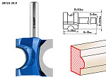 ЗУБР 34.9 x 35 мм, радиус 9.5 мм, фреза полустержневая 28723-34.9 Профессионал купить по цене 1 610 ₽ в интернет магазине ТЕХСАД