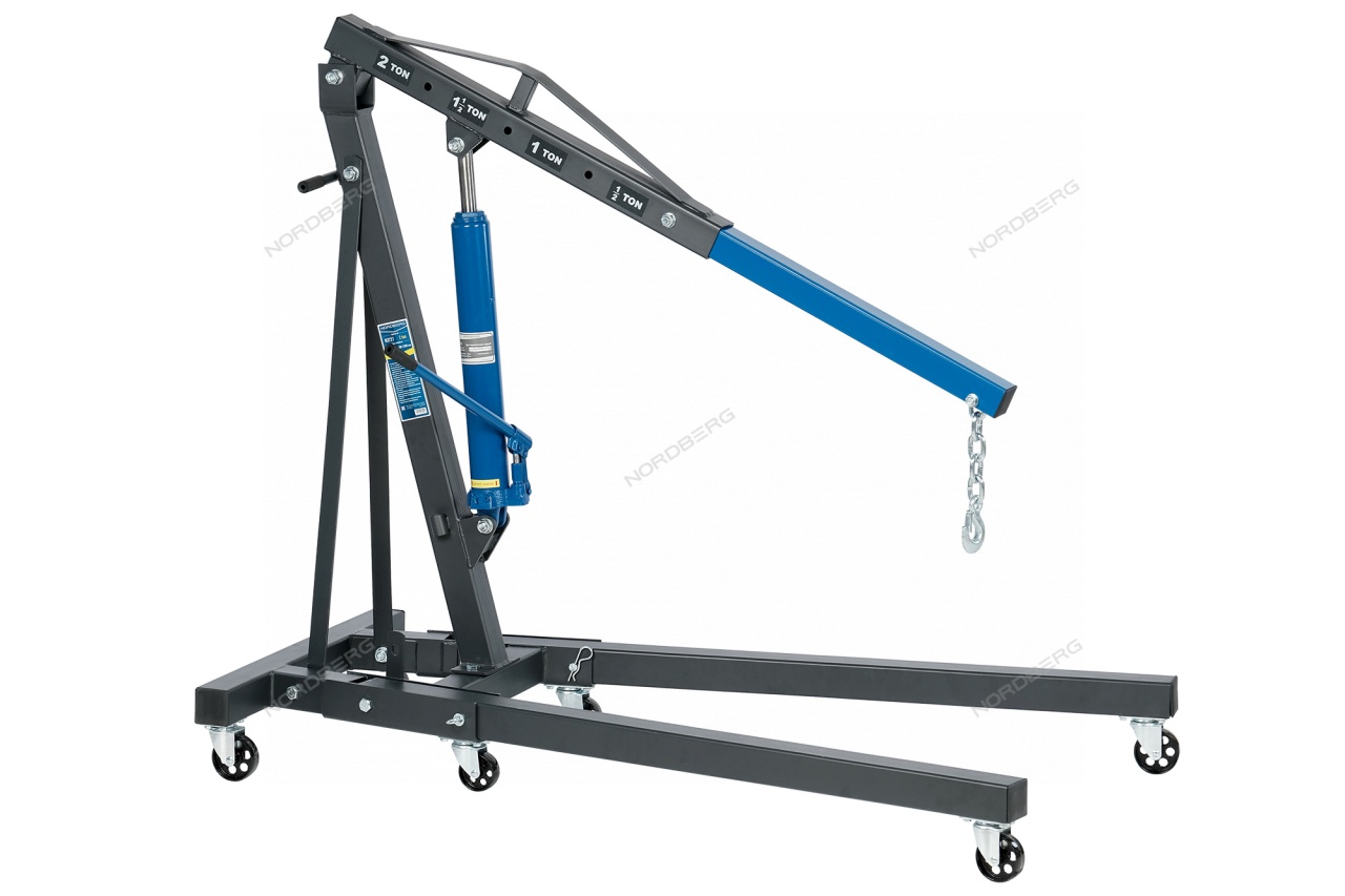 Кран гидравлический 2 т, складной NORDBERG N3721 купить по цене 35 017 ₽ в интернет магазине ТЕХСАД