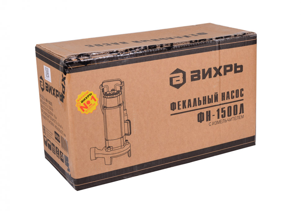 Фекальный насос ВИХРЬ ФН-1500Л с измельчителем купить по цене 19&nbsp;590 ₽ в интернет магазине ТЕХСАД