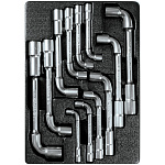 Набор торцевых ключей L-образных, ложемент, 12 предметов KING TONY 9-1812MR купить по цене 11 300 ₽ в интернет магазине ТЕХСАД