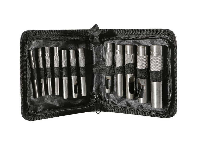 1017-05-12СНабор пробойников 12 шт, 3,0-19,0  мм, СОЮЗ купить по цене 1 560 ₽ в интернет магазине ТЕХСАД