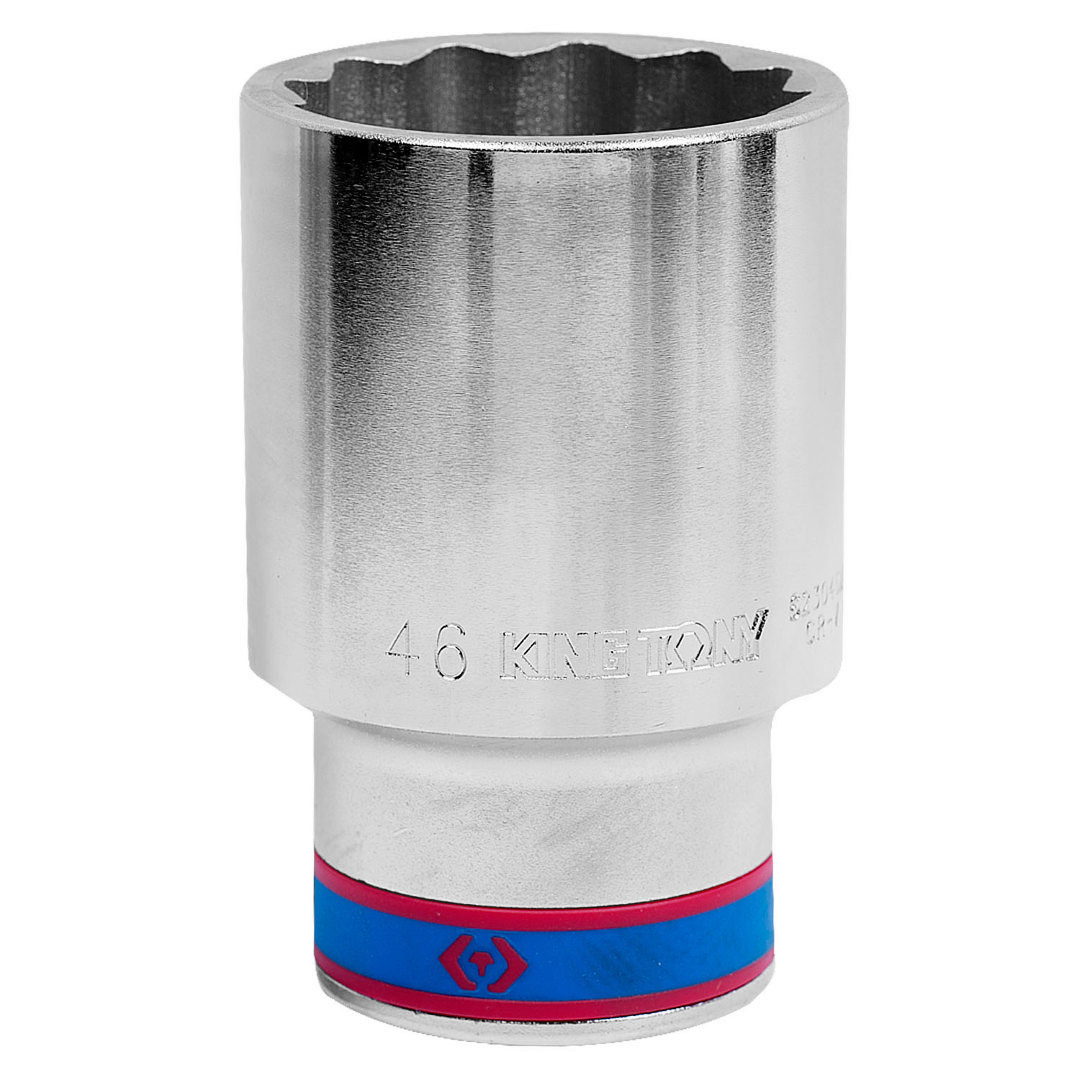 Головка торцевая глубокая двенадцатигранная 3/4'', 46 мм KING TONY 623046M купить по цене 2 420 ₽ в интернет магазине ТЕХСАД