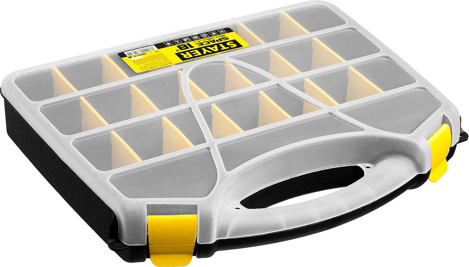 STAYER 460 х 365 х 70мм (18''), пластиковый, органайзер SPACE-18 38038-18_z01 купить по цене 920 ₽ в интернет магазине ТЕХСАД