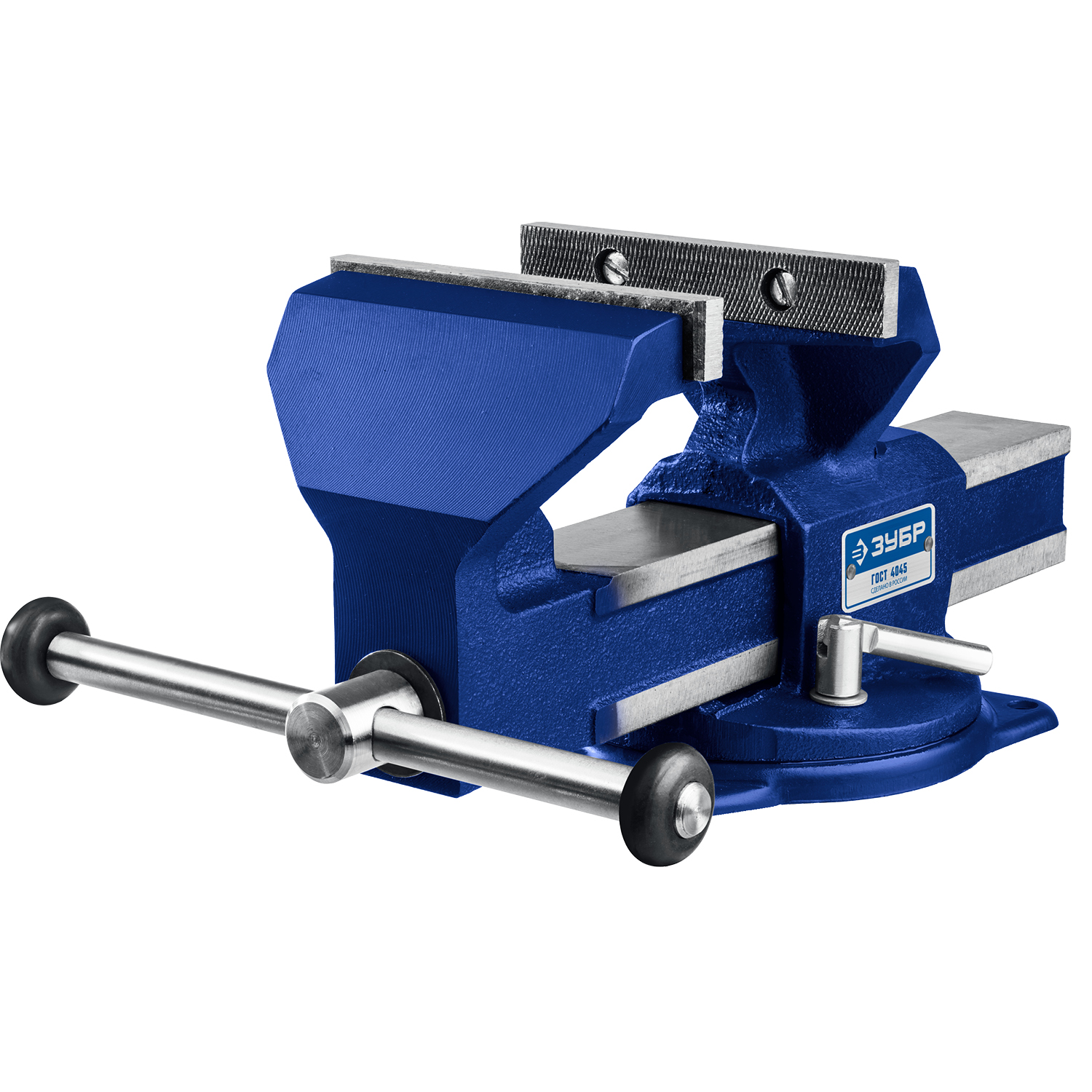 ЗУБР 130 мм, тиски слесарные поворотные УРАЛ 32606-125_z01 Профессионал купить по цене 13&nbsp;660 ₽ в интернет магазине ТЕХСАД