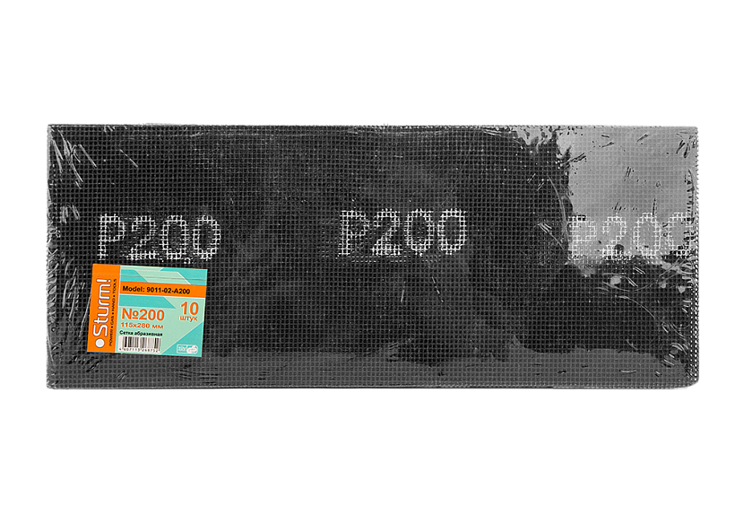 Сетка абразивная Р200, 115 x 280 мм, 10 шт. Sturm! 9011-02-A200 купить по цене 190 ₽ в интернет магазине ТЕХСАД