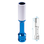 Головка торцевая ударная глубокая 1/2'', 17 мм, тонкостенная, пластиковая защита KING TONY 495517MX купить по цене 2 050 ₽ в интернет магазине ТЕХСАД