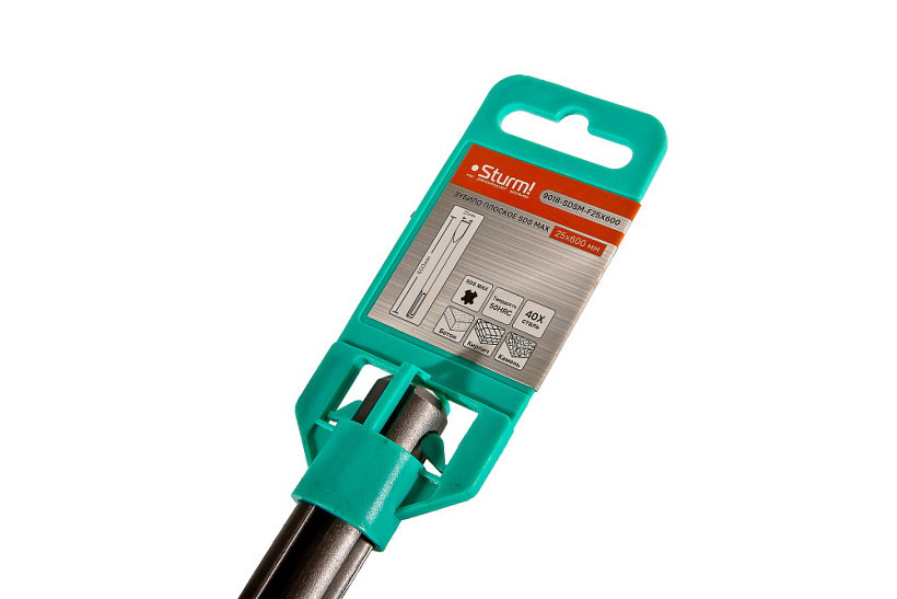 Насадка долото SDS Max Sturm! 9018-SDSM-F25X600 купить по цене 670 ₽ в интернет магазине ТЕХСАД