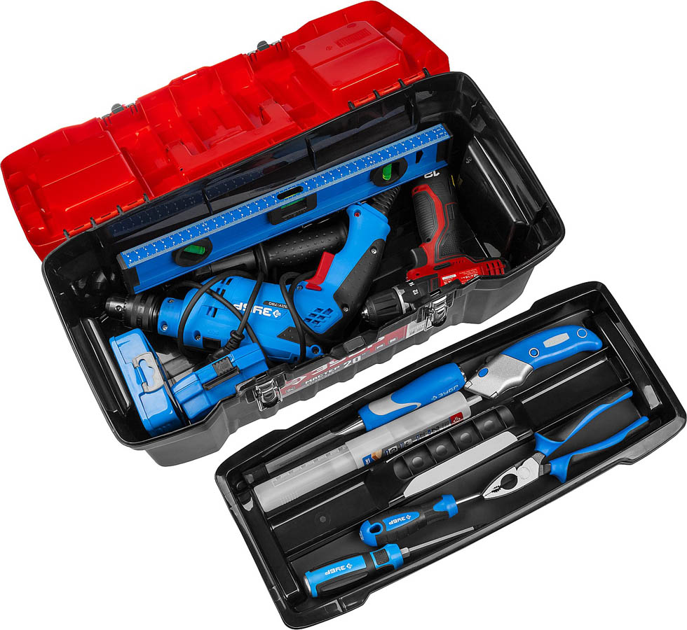 ЗУБР 510 x 260 x 225 мм, (20''), пластиковый, ящик для инструментов МАСТЕР-20 38180-20_z02 купить по цене 1&nbsp;429 ₽ в интернет магазине ТЕХСАД