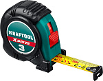 KRAFTOOL 3 м х 19 мм, ударостойкий обрезиненный корпус, рулетка X-Drive 34122-03-19_z02 купить по цене 450 ₽ в интернет магазине ТЕХСАД