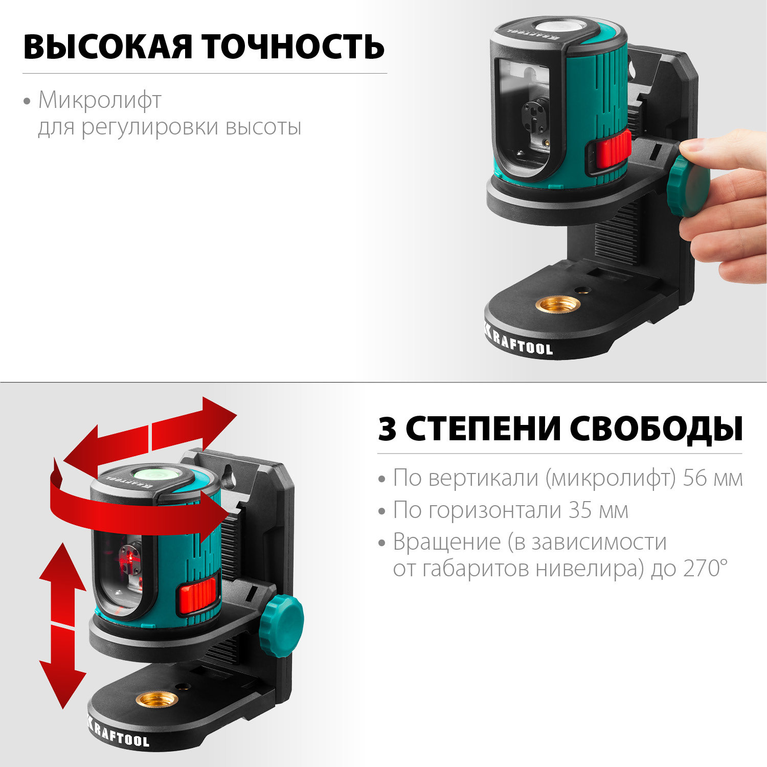 KRAFTOOL держатель c микролифтом MM1 34706 купить по цене 1 710 ₽ в интернет магазине ТЕХСАД
